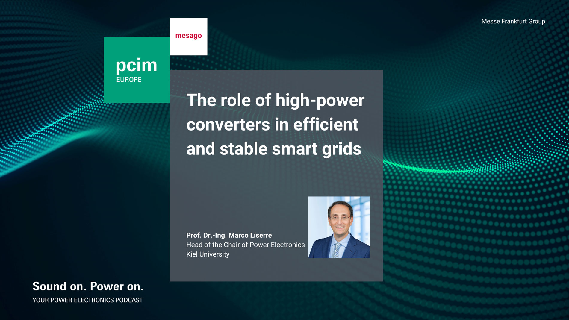 Prof. Dr.-Ing. Marco Liserre from Christian-Albrechts-University of Kiel on the role of high-power converters in efficient and stable smart grids