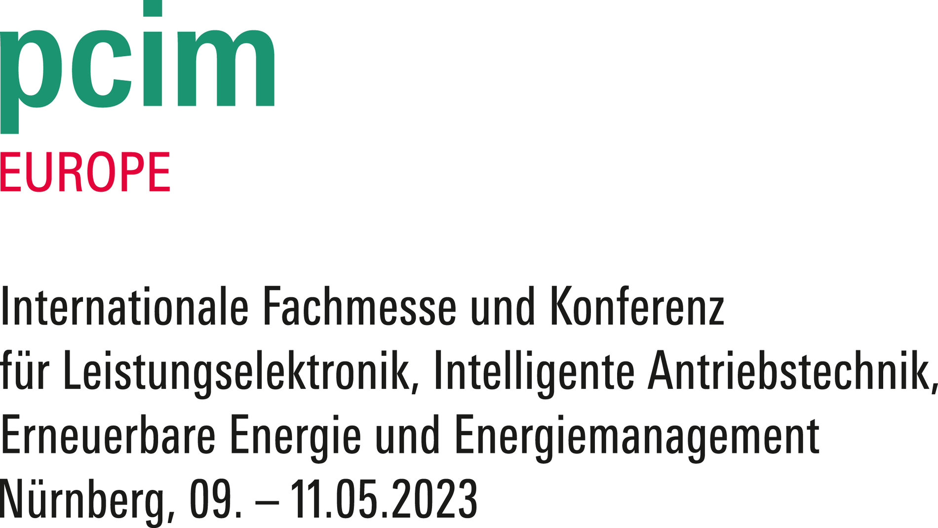 Logo PCIM Europe 2023