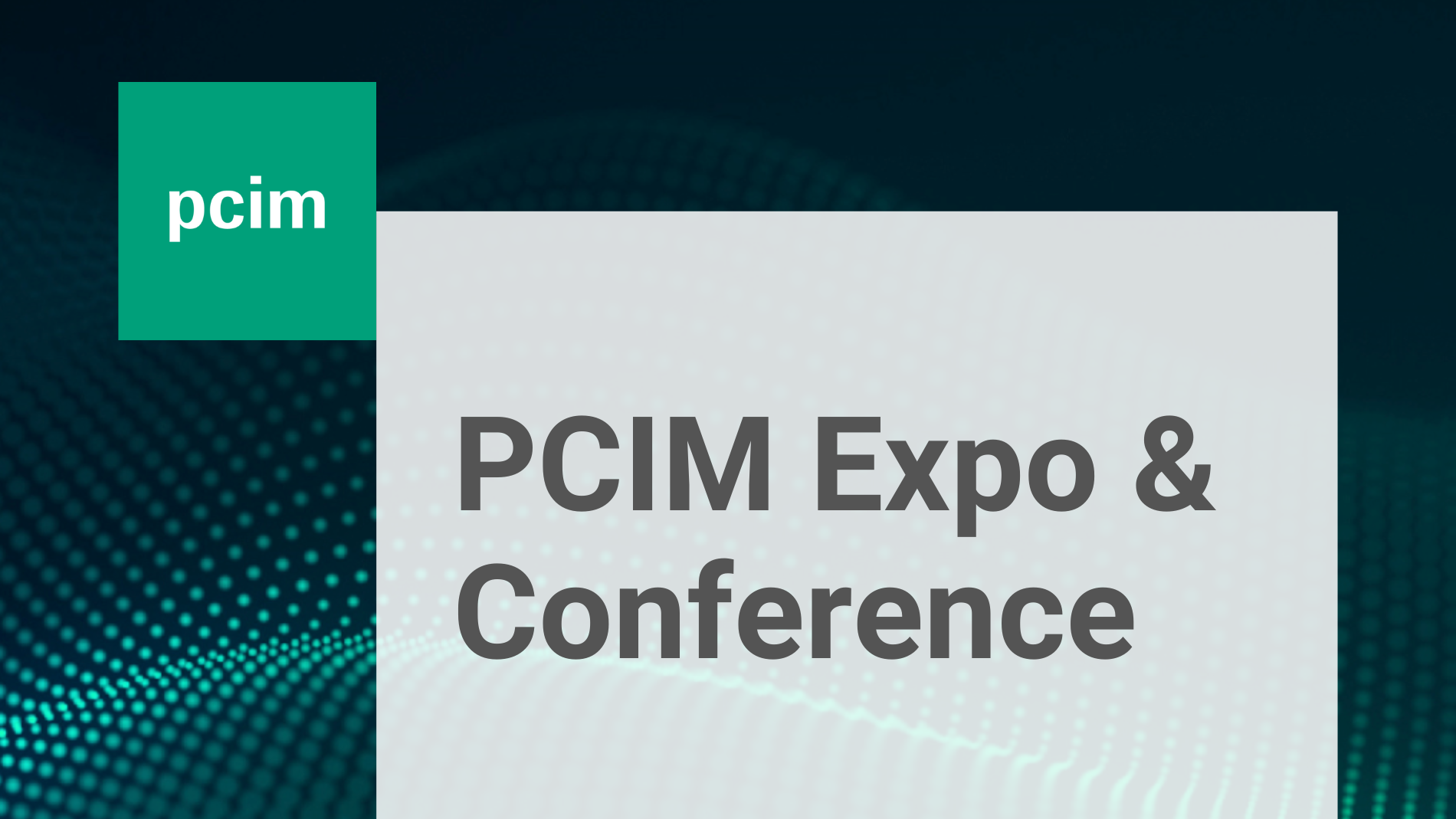 PCIM Career Board_ - PCIM Expo & Conference