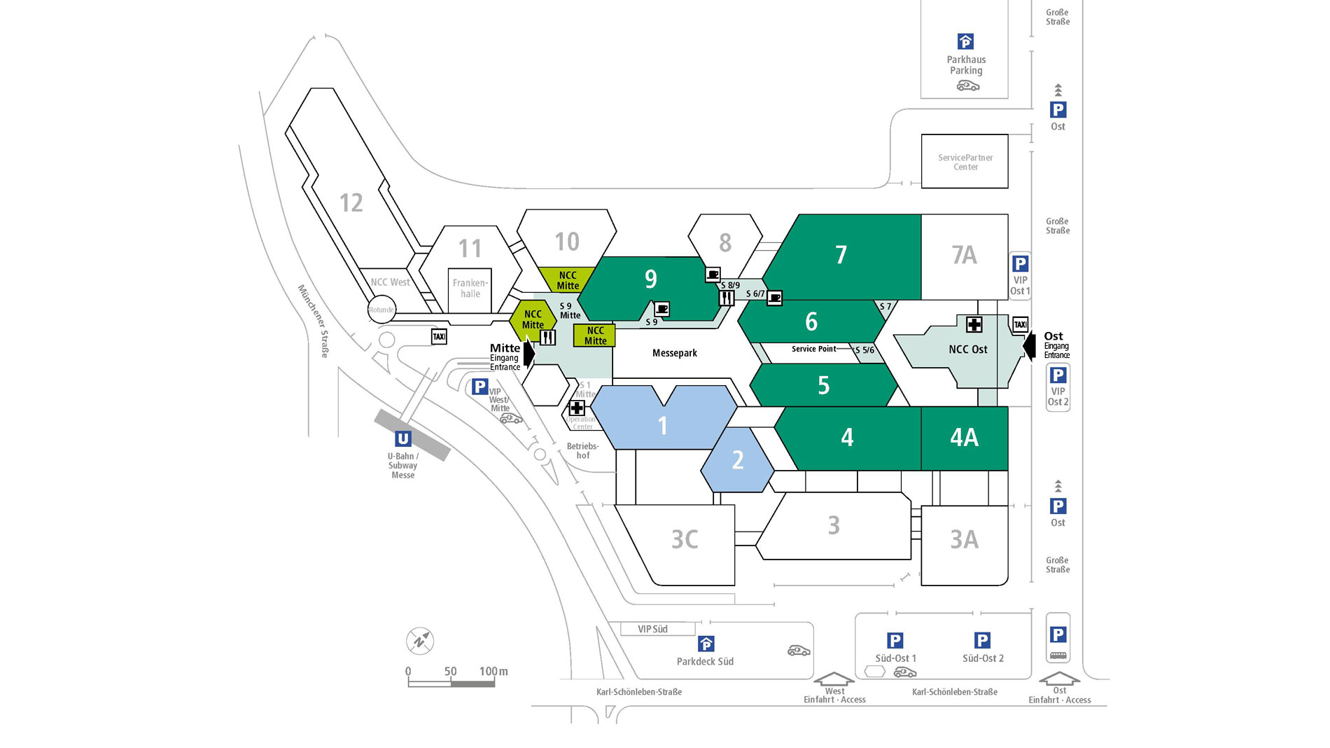 Exhibition ground Nürnberg Messe