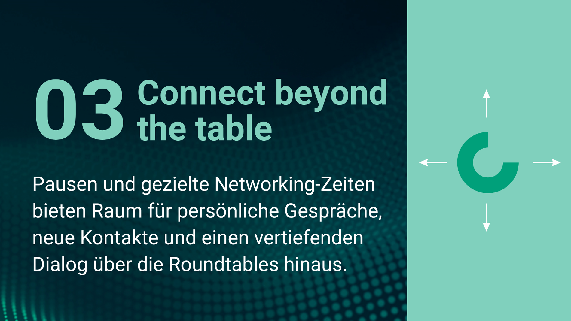 Connect beyond the table